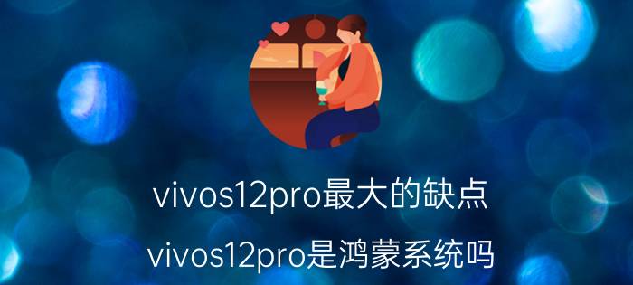 vivos12pro最大的缺点 vivos12pro是鸿蒙系统吗？